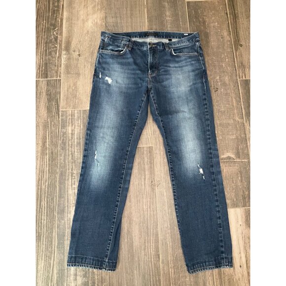 John Varvatos USA Mens Distressed Straight-Leg Jeans size 36 - Picture 2 of 7